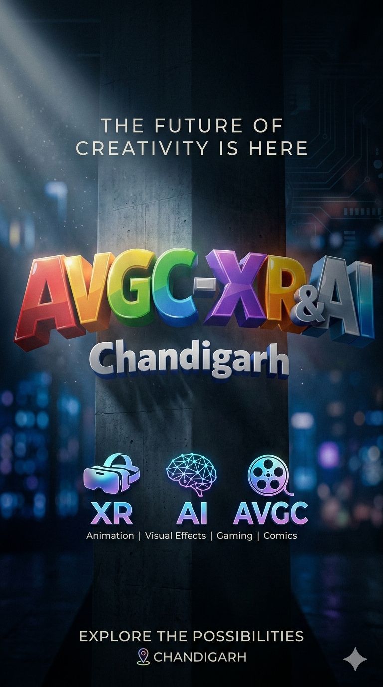 AVGC-XR & AI Courses in Chandigarh Animation VFX Training