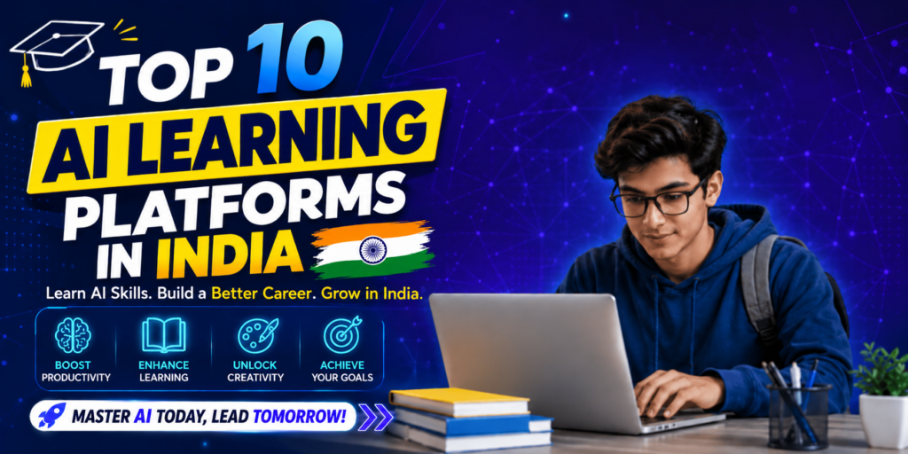 10 AI Learning Platforms for Beginners in India